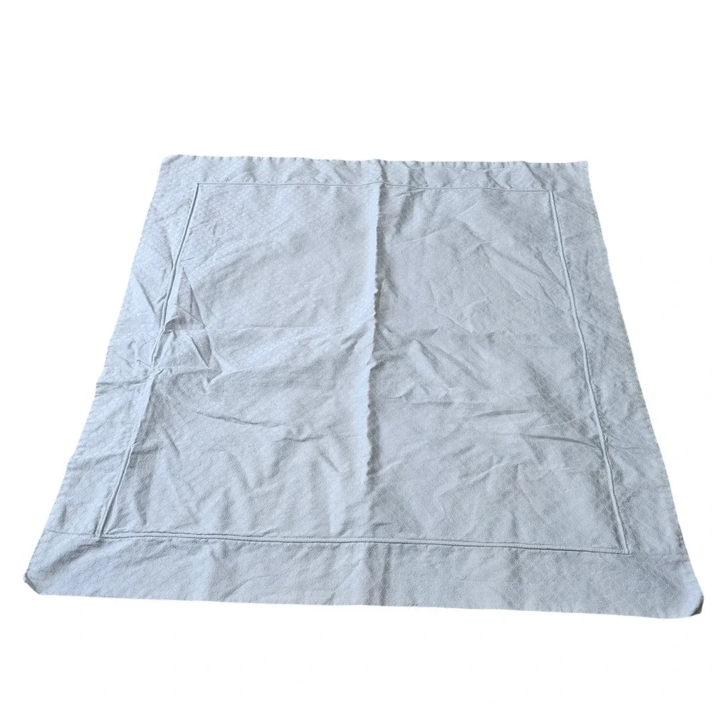 Frette Euro Sham Pillowcase Set of 3 Cotton Gray‎ Made in Italy Luxury 24x24